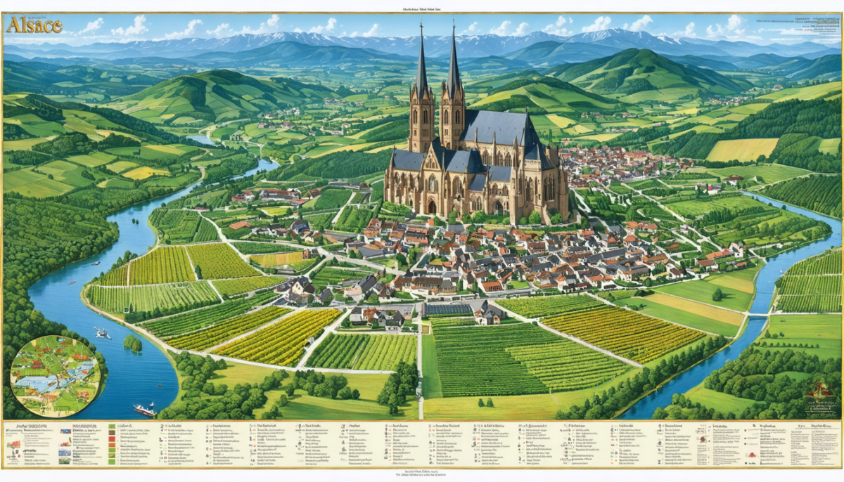 découvrez l'alsace à travers notre carte interactive et notre guide complet des villes et régions pour une exploration riche en histoire, culture et gastronomie.