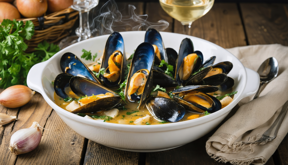 découvrez la recette traditionnelle des moules marinières à l’ancienne, simple et savoureuse, comme préparée par grand-mère pour un plat authentique et gourmand.
