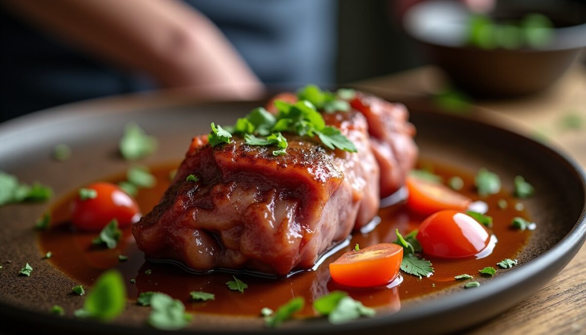 Délicieux travers de porc fondant : recette facile de cuisson lente au four