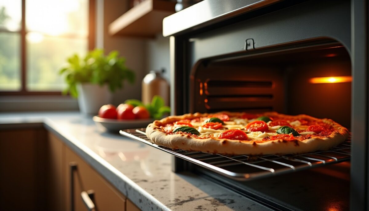 Réchauffer la pizza au four à 180°C : une méthode simple et efficace pour retrouver tout son croustillant