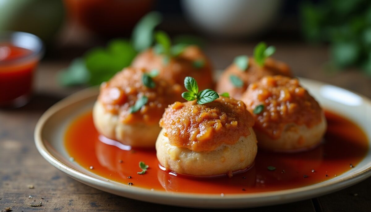 Délicieuses crépinettes de porc moelleuses : une recette rapide et facile au four