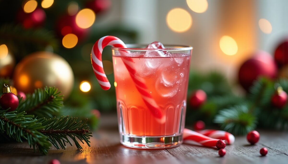 Spritzer gourmand au candy cane : la recette rapide et festive à savourer